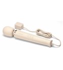 leWand - Powerful Plug-In Vibrating Massager, Cream