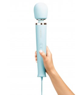 leWand - Powerful Plug-In Vibrating Massager, Sky Blue