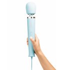 leWand - Powerful Plug-In Vibrating Massager, Sky Blue
