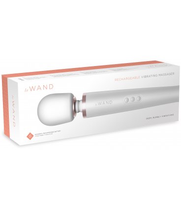 leWand - Rechargeable Massager, Pearl White