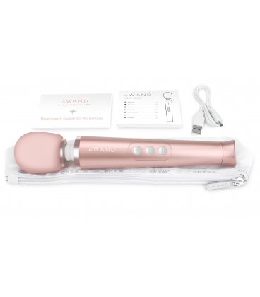 leWand - Petite Rechargeable Massager, Rose Gold
