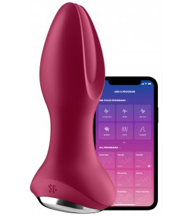 Satisfyer - Rotator Plug 2+, Fuchsia