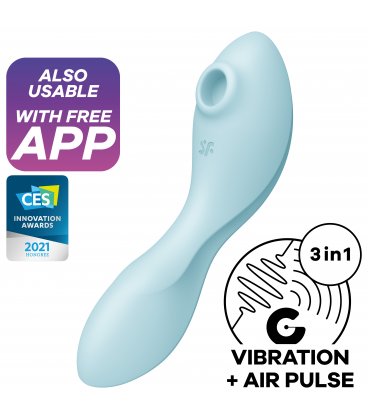 Satisfyer - Curvy Trinity 5+, Blue