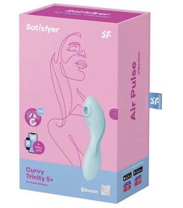Satisfyer - Curvy Trinity 5+, Blue