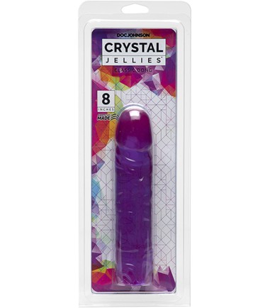 Classic Dong, 8 Inch, Purple