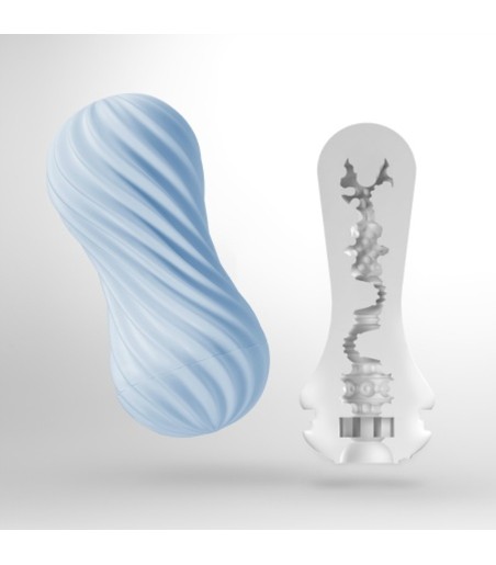 Tenga -  Flex Masturbation Sleeve, Bubbly Blue