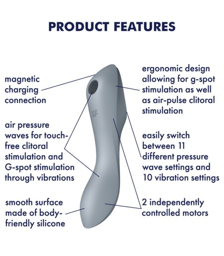 Satisfyer - Curvy Trinity 3, Gray