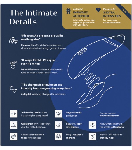 Womanizer - Premium 2, Blueberry