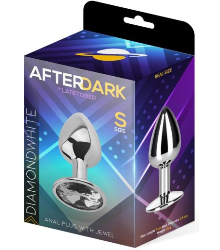 AfterDark - Diamond White Plug, Small