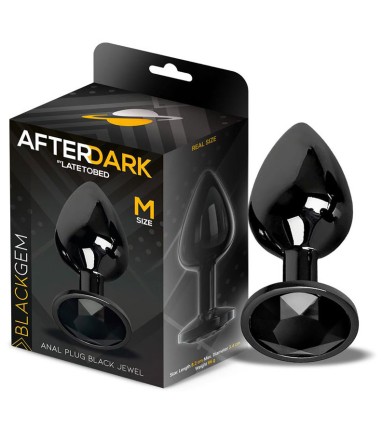 AfterDark - Black Gem Plug, Medium