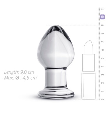 Clear Glass Buttplug, no. 26