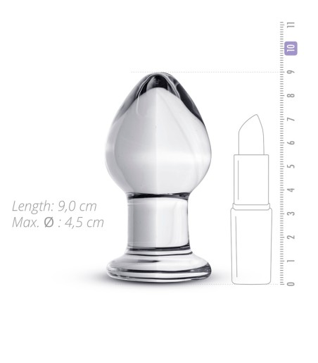Clear Glass Buttplug, no. 26