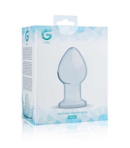 Clear Glass Buttplug, no. 26