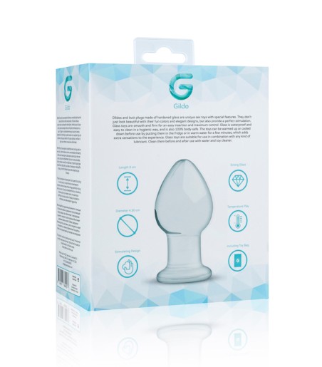 Clear Glass Buttplug, no. 26