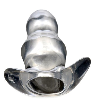 Clear View Hollow Anal Plug - Small