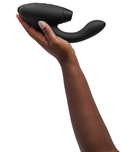 Womanizer - Duo 2, Black med ljudvågor och vibrationer