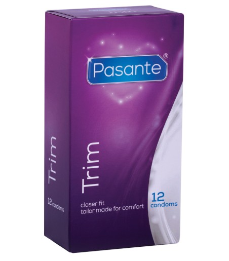 Pasante - Trim, 12-pack, lite mindre kondomer.