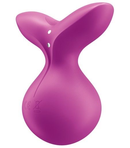 Satisfyer - Viva la Vulva 3, Violet, snygg, rund form