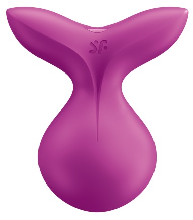 Satisfyer - Viva la Vulva 3, Violet, i fin silikon