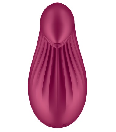 Satisfyer - Dipping Delight, räfflad insida och slät på utsidan
