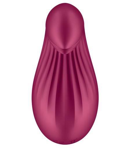 Satisfyer - Dipping Delight, räfflad insida och slät på utsidan
