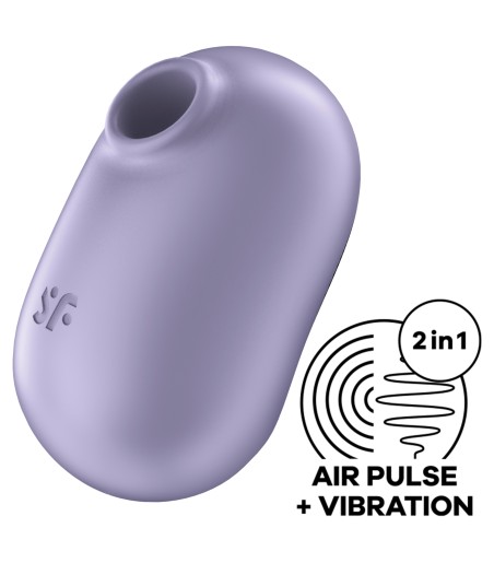 Satisfyer - Pro To Go 2, både vibrationer och lufttryck