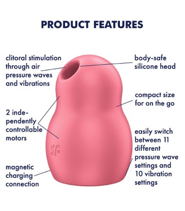 Satisfyer - Pro To Go 1, massor av funktioner