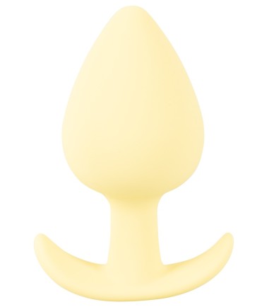Cuties - Mini Butt Plug, Yellow, liten och behändig
