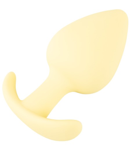 Cuties - Mini Butt Plug, Yellow, perfekt för nybörjare