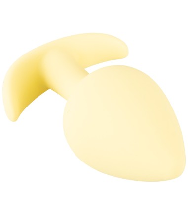 Cuties - Mini Butt Plug, Yellow, rolig analplugg