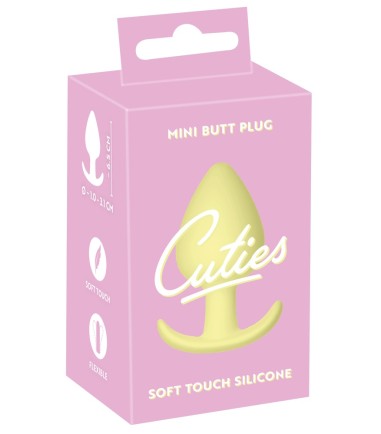 Cuties - Mini Butt Plug, Yellow