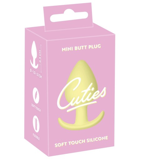Cuties - Mini Butt Plug, Yellow