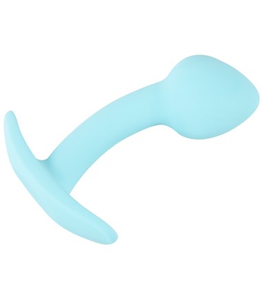 Cuties - Mini Butt Plug, Blue, analplugg för nybörjare