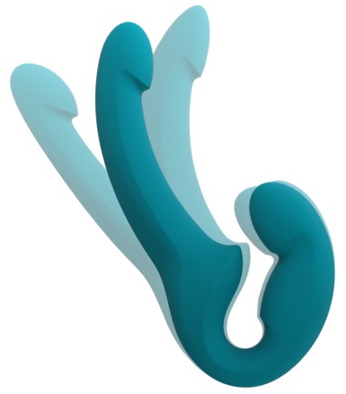 Fun Factory - Share Lite, Deep Sea Blue, flexibel strap-on