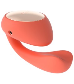 Lelo - Ida Wave, Coral Redm skön dubbelstimualtor med app