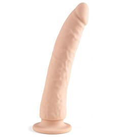 Realistic Dildo E11 - Flesh, ljus och något mjukare dong av silikon
