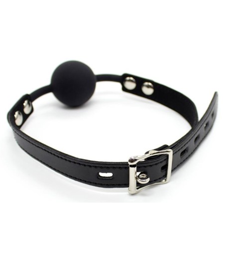 Fetish Addict - Silicone Ball Gag with Padlock, kvalitetsmaterial