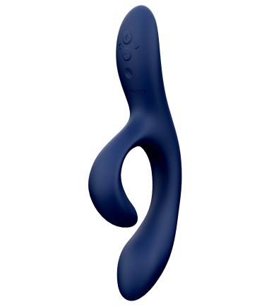 We-Vibe - Nova 2 Rabbit Vibrator, Midnight Blue, täckt av silikon