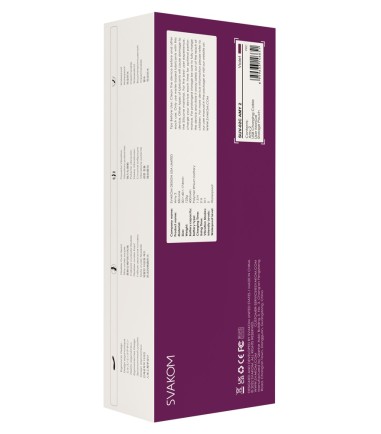 Svakom - Amy 2 G-Spot Vibrator, Violet, en uppgraderad model som också är flexibel och täckt helt med silikon