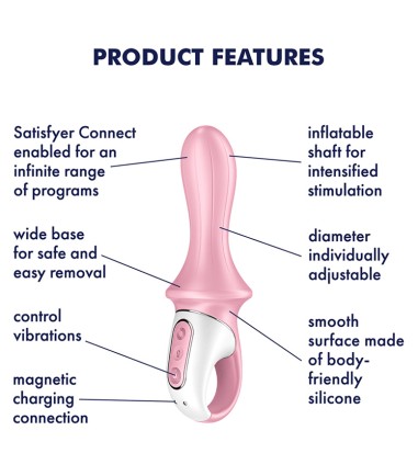 Satisfyer - Air Pump Booty 5, härlig kvalité