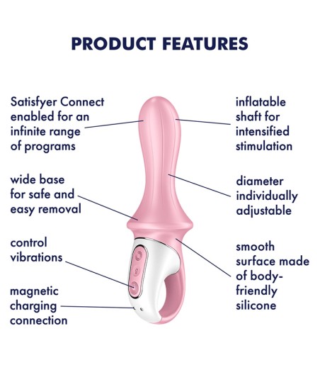 Satisfyer - Air Pump Booty 5, härlig kvalité