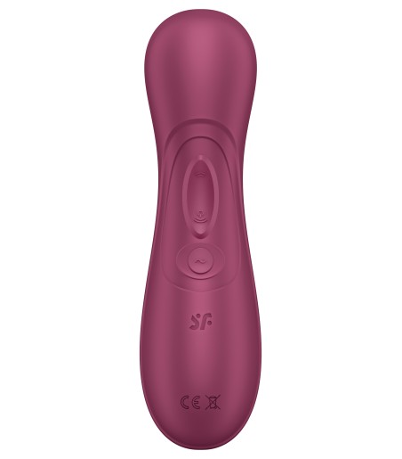 Satisfyer - Pro 2 Generation 3, Double Air Pulse Vibrator, Red, enkla kontroller som man känner igen