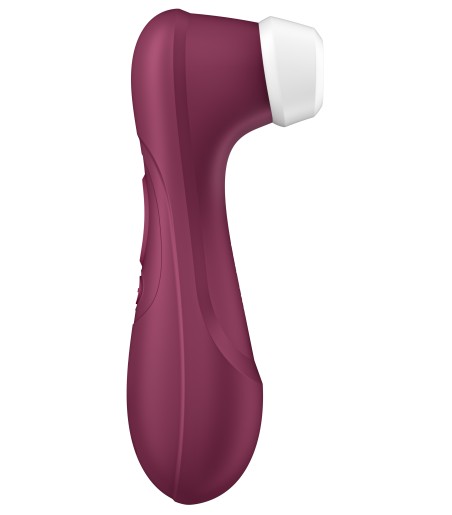 Satisfyer - Pro 2 Generation 3 with App, Double Air Pulse Vibrator, Red, helt täckt av silikon