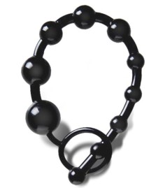 AfterDark - Stringer Anal Beads, flexibla och hårda analkulor