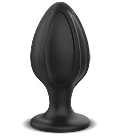 AfterDark - Rifter Butt Plug, Large, av fin silikon och räfflad