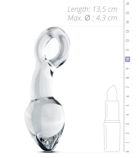 Gildo - Handmade Glass Butt Plug, no. 13, lagom stor för prostatastimulans