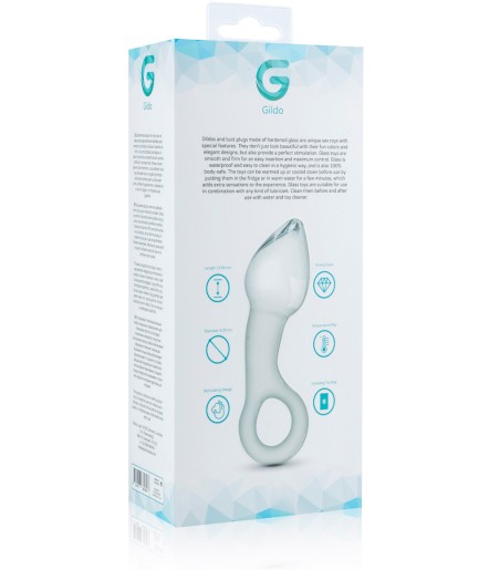 Gildo - Handmade Glass Butt Plug, no. 13