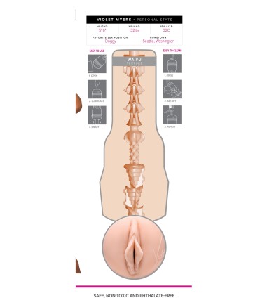 Fleshlight Girls - Violet Myers, Waifu, en Vixen-flicka