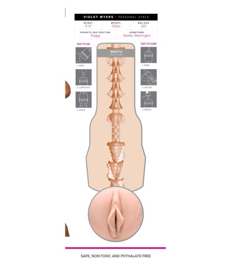 Fleshlight Girls - Violet Myers, Waifu, en Vixen-flicka