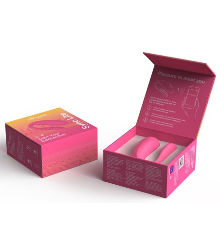 We-Vibe - Sync Lite, Pink, magnetisk sladd för laddning